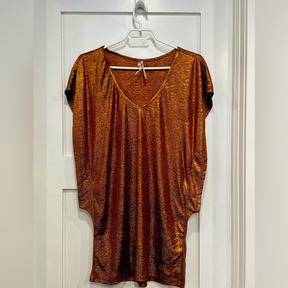 Metallic Bronze Dress